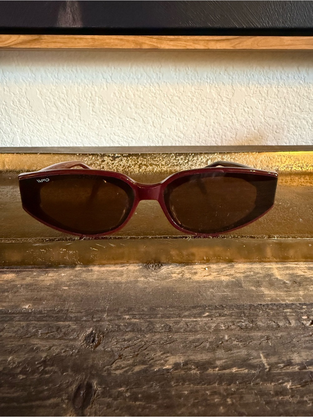 WMP Astra Women's Burgundy Cateye Sunglasses